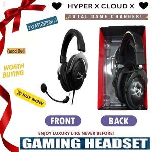 📢 HYPERX Cloud ➕🆒 GAMING HEADSET Noise Canceling Audio Mic Xbox 💸BUY NOW‼️🟢